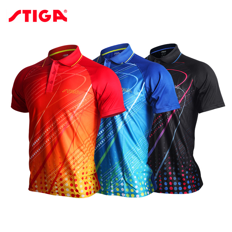 Genuine Sticastica Table Tennis Clothing Competition Table Tennis Clothing Men's Table Tennis Short Sleeve Sportswear Package