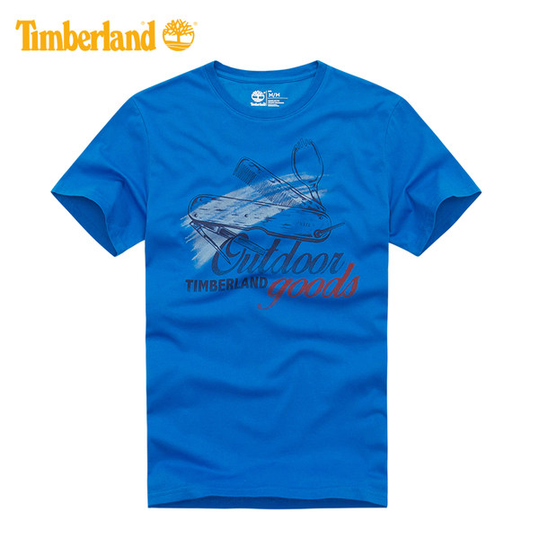 Timberland/添柏岚男装夏季短袖圆领运动速干T恤速干衣|A18RC