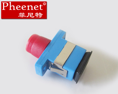 Pheenet菲尼特 FC/SC塑料单多模光纤转换法兰盘耦合适配连接器
