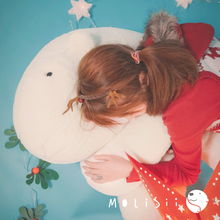 原创设计【Molisii茉莉絲】睡眠抱抱熊 毛绒抱枕靠垫创意礼物