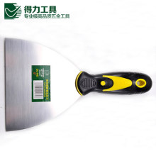 清洁腻子刀批刀抹泥刀刮刀 5寸铲刀 得力不锈钢加厚油灰刀