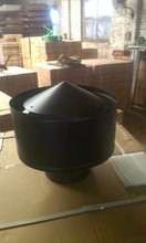 防风雨帽独立式铸铁燃木火炉出口标准烟管壁炉专用配件下水管
