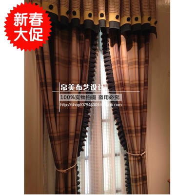 色织格子窗帘性价比高吗