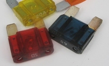 汽车保险丝片车用保险片插片大号20A40A50A60A通长34MM宽29MM厚9