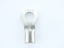 RNB14 紫铜 500只 圆形裸铜线耳冷压接线端子头铜线鼻子 1.2MM