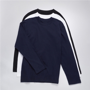 Vintage日本纯棉厚实长袖打底衫男