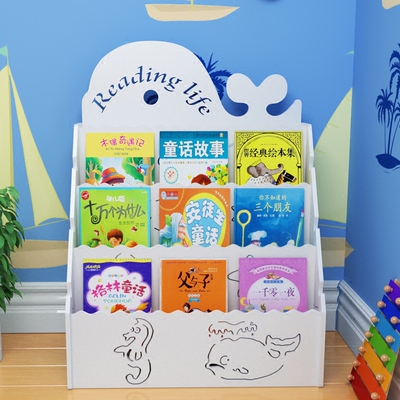 儿童简易图书展示书架使用感受
