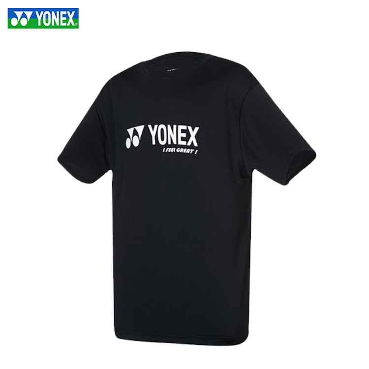 YONEX尤尼克斯羽毛球服运动T恤李宗伟16201CR 男款圆领短袖T恤