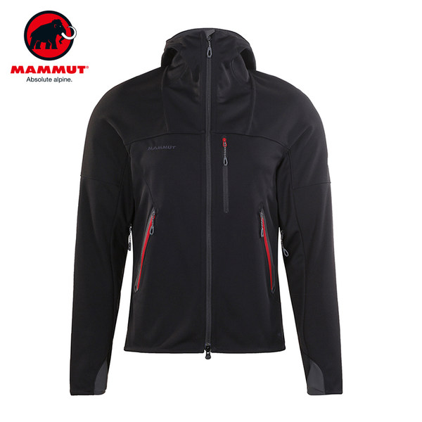 「明星同款」MAMMUT/猛犸象 男士GORE经典耐磨防风透气软壳外套