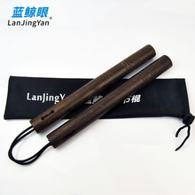 lanjingyan鸡翅木质双节棍重约300克守舅截棍表演初学训练表演
