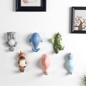 美式立体动物壁挂钩