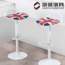 家用吧凳手机店凳子前台吧椅 吧台椅现代简约酒吧椅子升降高脚凳