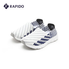 雳霹道 弹性透气休闲鞋 编织鞋 情侣款 RAPIDO CQ81K3S26