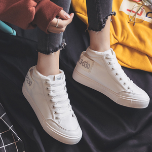 百搭运动板鞋厚底学生帆布鞋