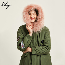 Lily羽绒服冬新款女装一衣三穿含内胆羽绒外套117429D1937图片