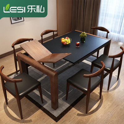火烧石餐桌家具包邮