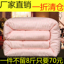 蚕丝被100%桑蚕丝春秋被子冬被芯全棉单双人6 10斤儿童被子母被