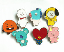 韩国 BTS防弹少年团PIN TWICE BADGE金属胸章徽章胸针服饰配件