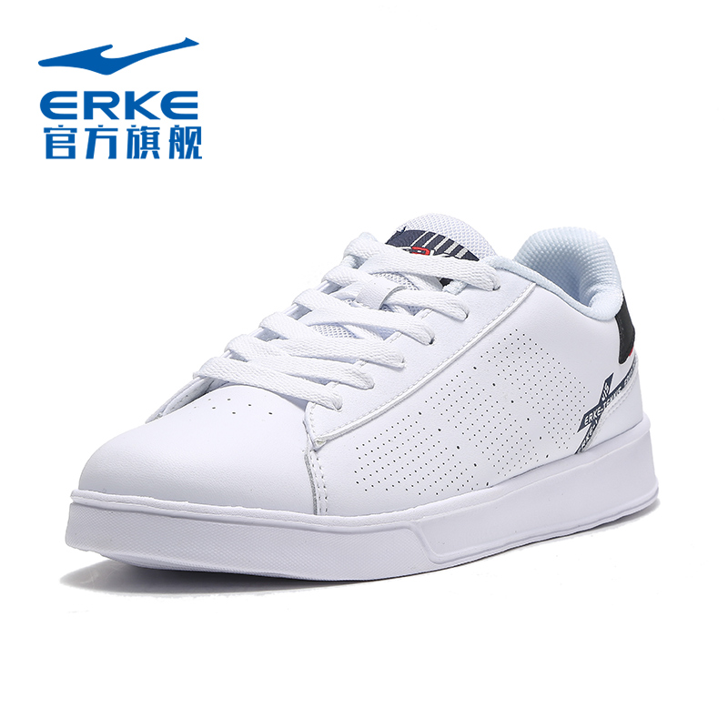 ERKE Board Shoes Men's Shoes Winter Lightweight Breathable Casual Shoes 2019 New Low top Anti slip Wear resistant Sports Shoes