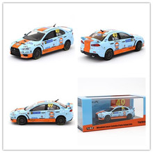 Tarmac Works 1/64 三菱lancer EVO X Gulf #49海湾石油 合金车模