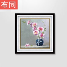 十字绣2019新款 线绣半绣简单小幅小件小型手工清新自然风卧室印花