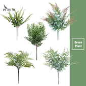 蕨叶树枝现代欧式仿真花藤 仿真植物绿植插花搭配 清新嫩绿文竹叶