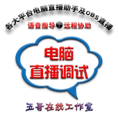 五哥 摄像头美颜调试 OBS游戏直播调试 虚拟背景抠像卡通人物调试