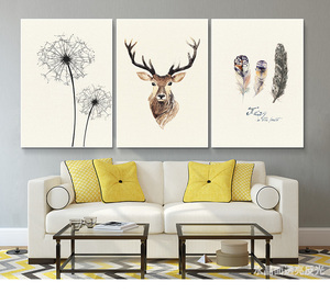 现代客厅装饰画壁画