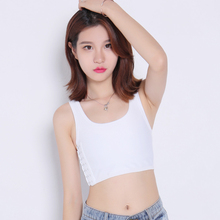 束胸LES 女中性内衣运动背心透气COS塑胸衣隐形大胸显小 帅TT大码