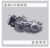 全新 金浪摩托车发动机125迅鹰宇钻巧格燃油车悦星踏板车强劲正品