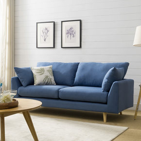 北欧可拆洗布艺沙发三人客厅现代简约公寓沙发小户型双人组合沙发