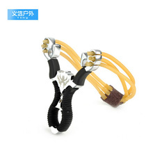 三卡弹弓金刚狼天狼星弹弓玩具卡珠球弹弓锌合金竞技弹弓户外玩具
