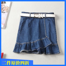 2019拉链超短纯色 铭薇女装 217923 夏半身裙