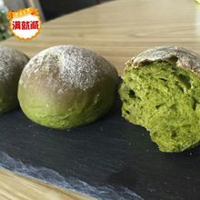 无糖无油全麦抹茶小面包 十个 100克左右 45元包邮零食早餐 代餐