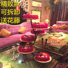 欧美风格 铁艺蛋糕架五层六层蛋糕架子多层蛋糕展示架婚庆糕点架