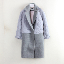 纯色简约中长款 百搭保暖羽绒服C6530 Z系列品牌折扣剪标冬季女装