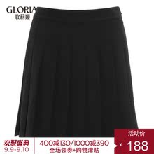 GLORIA/歌莉娅2018年秋季梭织短裙188E2A26A图片