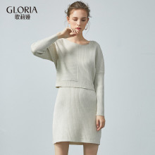 GLORIA/歌莉娅2018年秋季不对称蝙蝠袖套装189C5K050图片