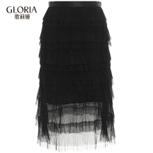 GLORIA/歌莉娅2018冬季网纱蛋糕裙18CC2A03A图片