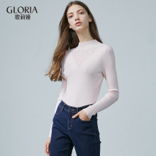 GLORIA/歌莉娅2018年秋季修身针织上衣189C5J290图片