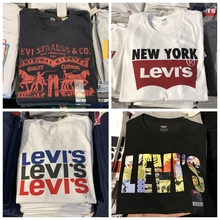 19年新款 纽约大宝 Levi’s/李维斯 男女情侣多款纯棉短袖圆领T恤