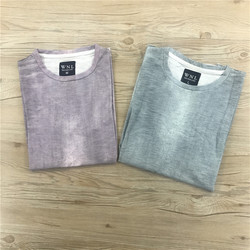 凡子尚品全棉福利喷染工艺男士圆领短袖工艺