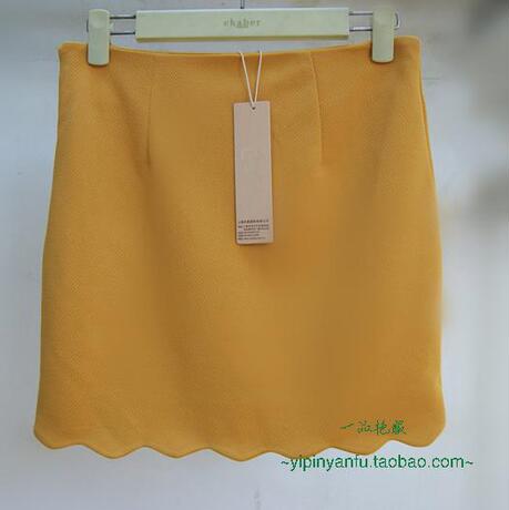 专柜正品 拉夏贝尔旗下candie‘s秋装半裙短裙一步裙30002247-199商品大图