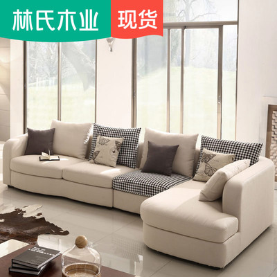 沙发三人现代简约转角十大品牌