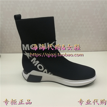 TM正品 袜靴女靴子TBLCCW61D 天美意 2017冬款 CCW61 中筒靴女鞋 DZ7