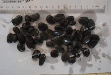 饰小石子 鱼缸水族箱乌龟缸垫材铁胆砂黑色鹅卵石小颗粒石子盆景装