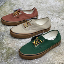 白菜 VANS AUTHENTIC 绿卡其豆沙红低帮生胶低VN0A38EMUKG/E/F