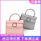 Daphne/达芙妮新款商务简约纯色铆钉女包手提单肩包1017383072
