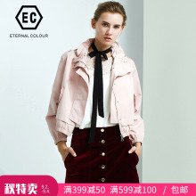 永恒颜色秋款纯色短外套J395W055图片