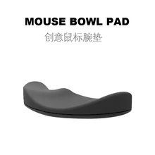 鼠标手 鼠标护垫腕垫 黑色鼠标腕托腕宝宝舒服进口材质能预防